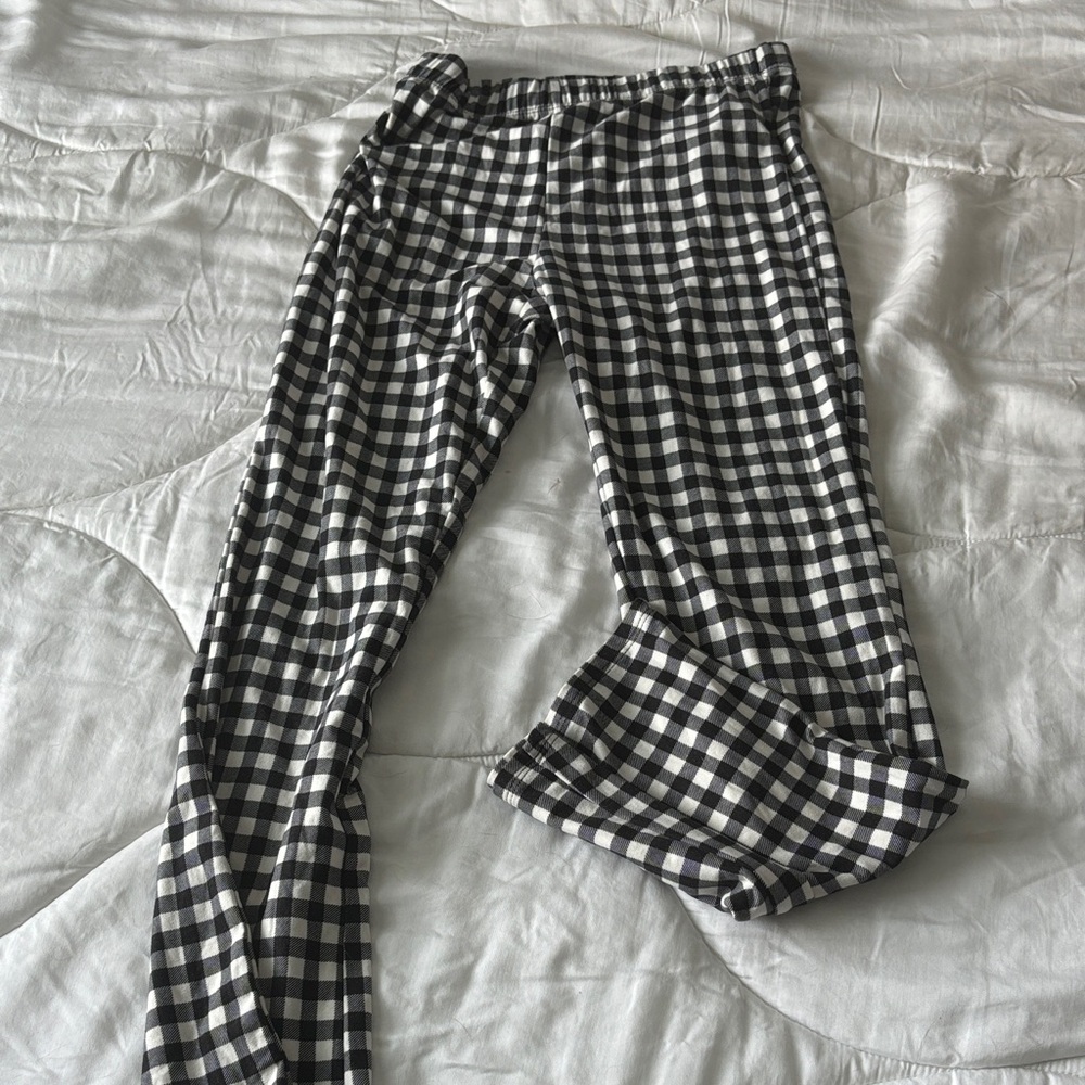 Forever 21 Black and White Checkered Leggings